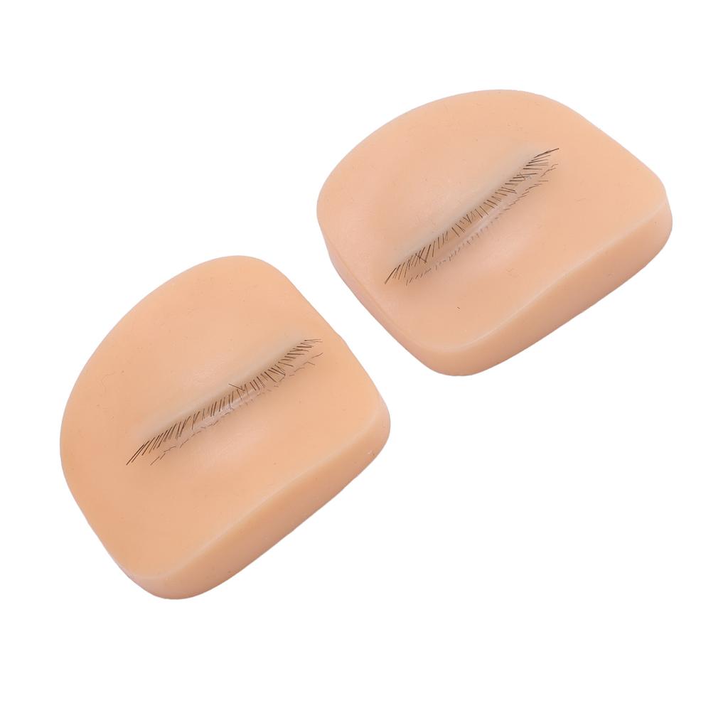 Pleoape de schimb pentru extensii de gene Extensii de gene realiste Pleoape de antrenament Silicon Remova