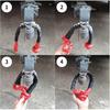 Soft Shackle,Synthetic Soft Shackle 0.8" X 24" Light Weight (56,000 LBS Breaking Strength) With Extra Sleeves For ATV Sailing SUV Off Road Towing