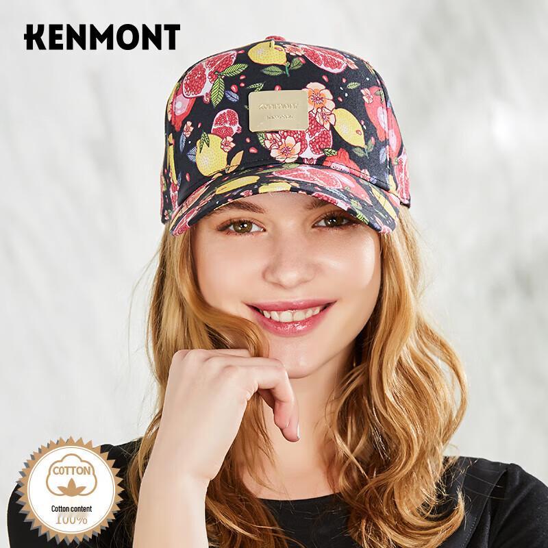 Женская хлопковая бейсболка с принтом Kenmont 57cm