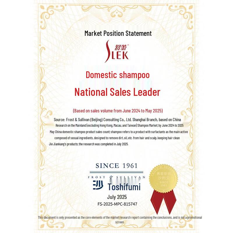 Shulei Oil Control Anti-Dandruff Volumizing Shampoo 600g