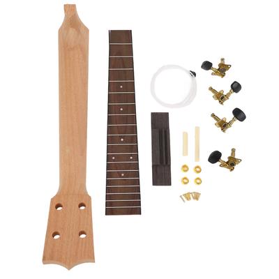 Sada krku pro ukulele Krk pro ukulele Palisandrový hmatník Sada ladicích kolíčků a kobylky pro ruční výrobu