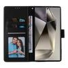 For Samsung Galaxy S25 Ultra Case Lacquered Marble Pattern Leather Phone Cover