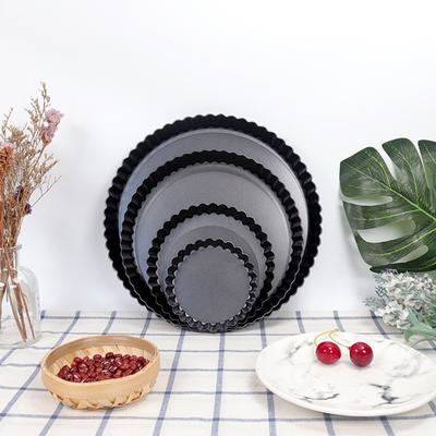 Antihaft-Kuchenbackform 1 Stück Abnehmbarer Boden Leichtes Lösen 4/6/8/9 Zoll Blumenform Tarte-Kuchenform Küche Zuhause Backzubehör ZYF