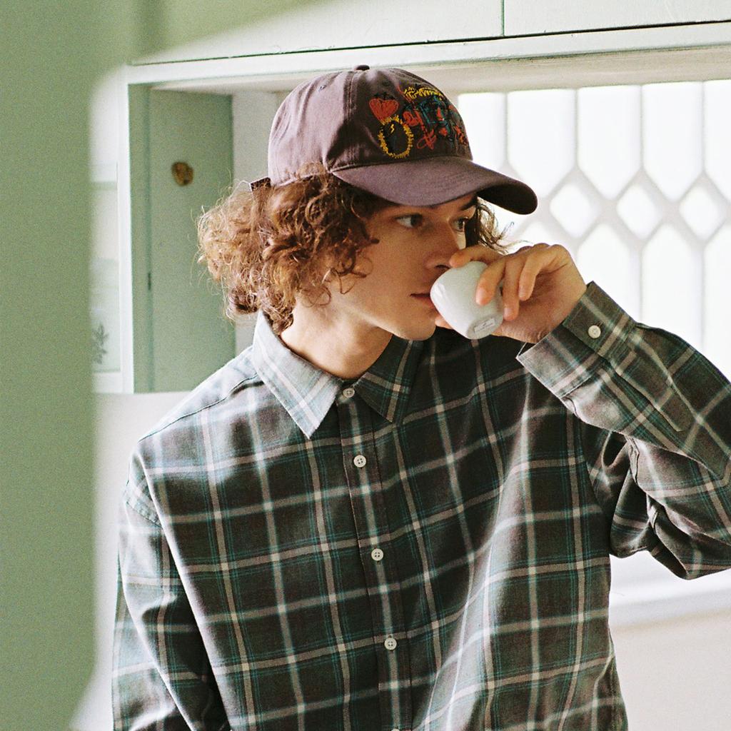 CONICHIWA BONJOUR Graffiti Cap (Smoke)