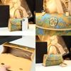 Vintage style Chinese bag with painting  elegant bag