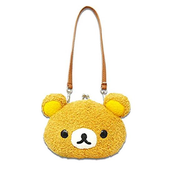 

Naito Design Institute Gamaguchi Mini Pouch Rilakkuma коричневий