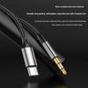 Benutzerdefiniertes 3,5-mm-auf-Typ-C-Audiokabel für Autolautsprecher, Computer und Telefone (Kompatibel mit Apple und Huawei)