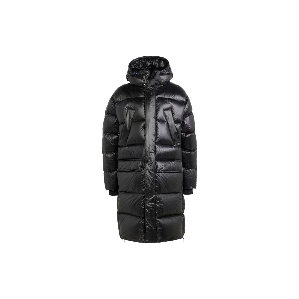 adidas Long Down Puffer Jacket Asia Sizing Black Men s IR7135 L