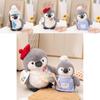 Cartoon Penguin Plush Toy With Polyester Fiber Filling For Childrens Gift And Room Decor