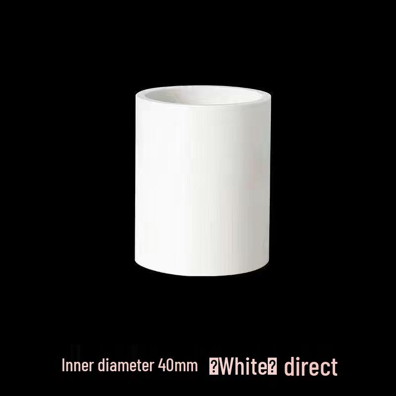 PVC Aquarium Water Pipe Connector for Fish Tanks (25mm, 50mm, 63mm, 75mm) - Straight Fittings for Upper/Lower Water Supply