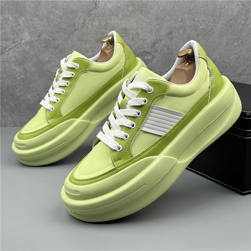 

Высококачественные брендовые повседневные кроссовки для мужчин, ретро-кроссовки для бега, мужские дизайнерские тренировочные кроссовки, модные зеленые туфли на платформе для мужчин 38 зелёный