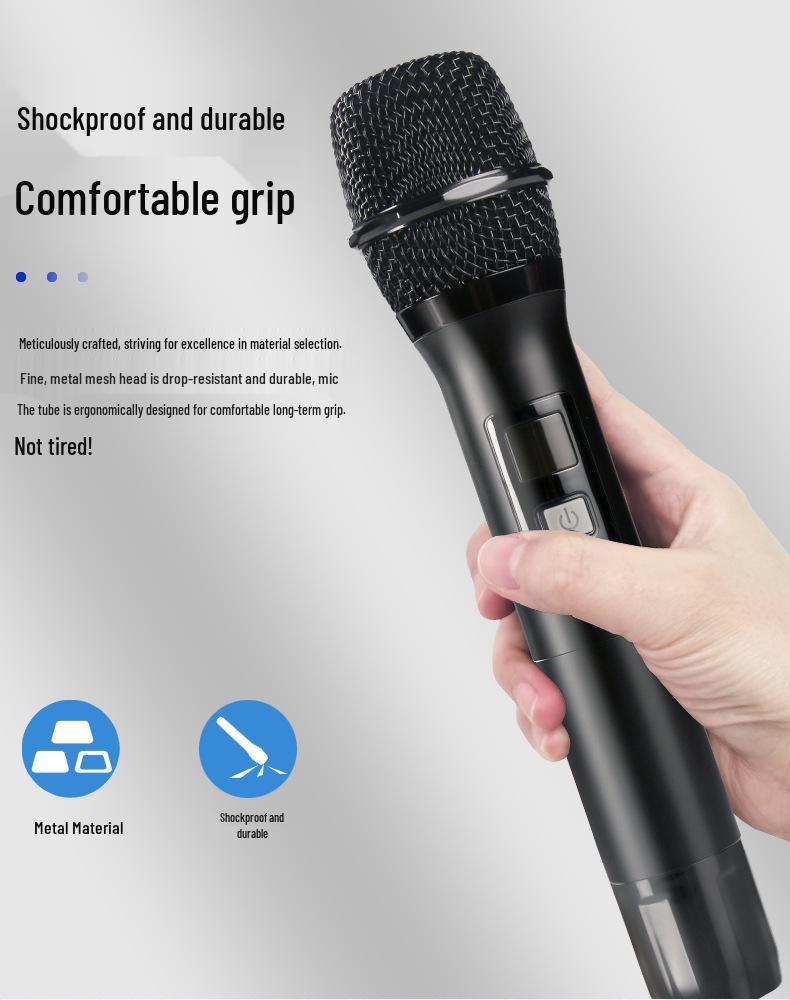 HuiDu UHF Wireless Conference & Performance Microphone Set