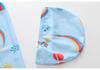 2026 Men's Long Sleeve & Boxer Brief Swimsuit Set for Boys: Kids Small/Medium/Large UV Protection Swimwear