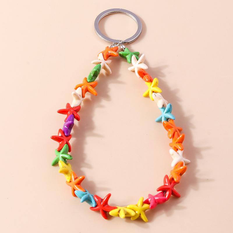 Cute Handmade Pearl Bowknot Keychain Women Girl Key Ring for Car Key Holder Handbag Accessories DIY Jewelry Gift