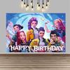 KPop Girl Demoned Hunters Adult Birthday Party Decoration Backdrop Girl Cake Table Decor Backdrop Poster Baby Shower Supplies