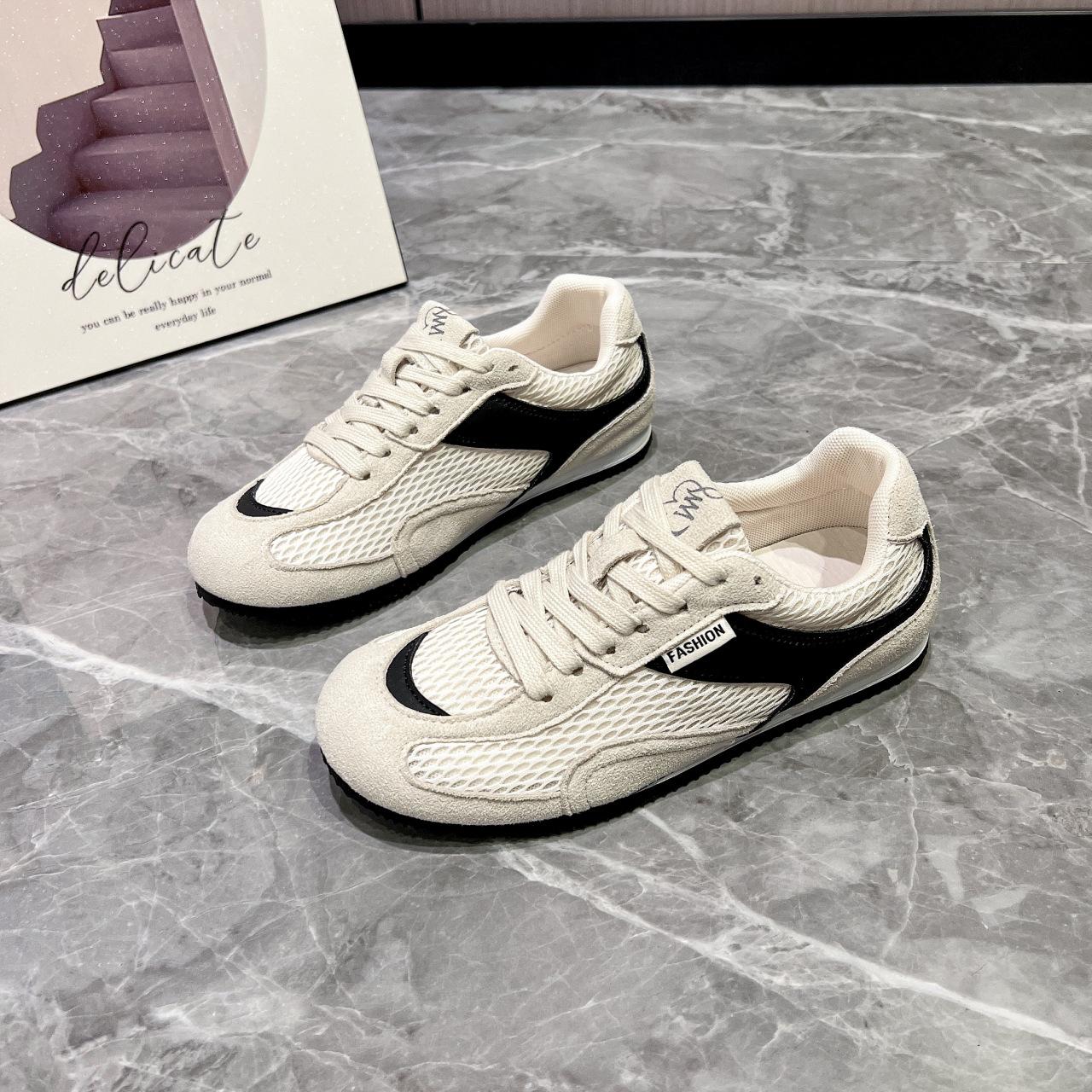 

2025 new mesh breathable soft-soled German training shoes women s soft-soled Forrest Gump shoes early autumn new casual sports shoes 35