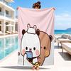 Bobo Dudu In Love  Beach Towel, Microfiber Beach Towel, Perfect For Pool, Beach, Travel, Home Decor Beach Party Fan Gifts