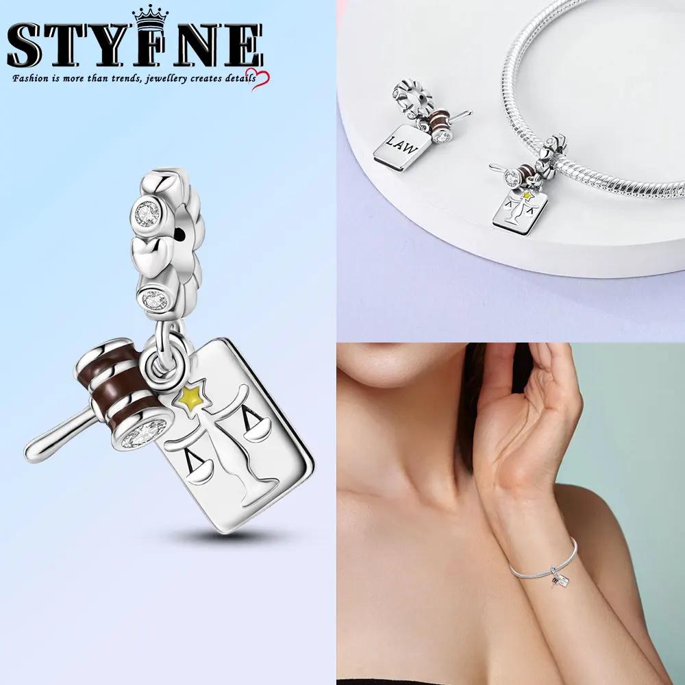 Copper Color Breakfast Alarm Clock Beads Exquisite Daily Charms Pendants Fit Original Bracelets Diy Jewelry
