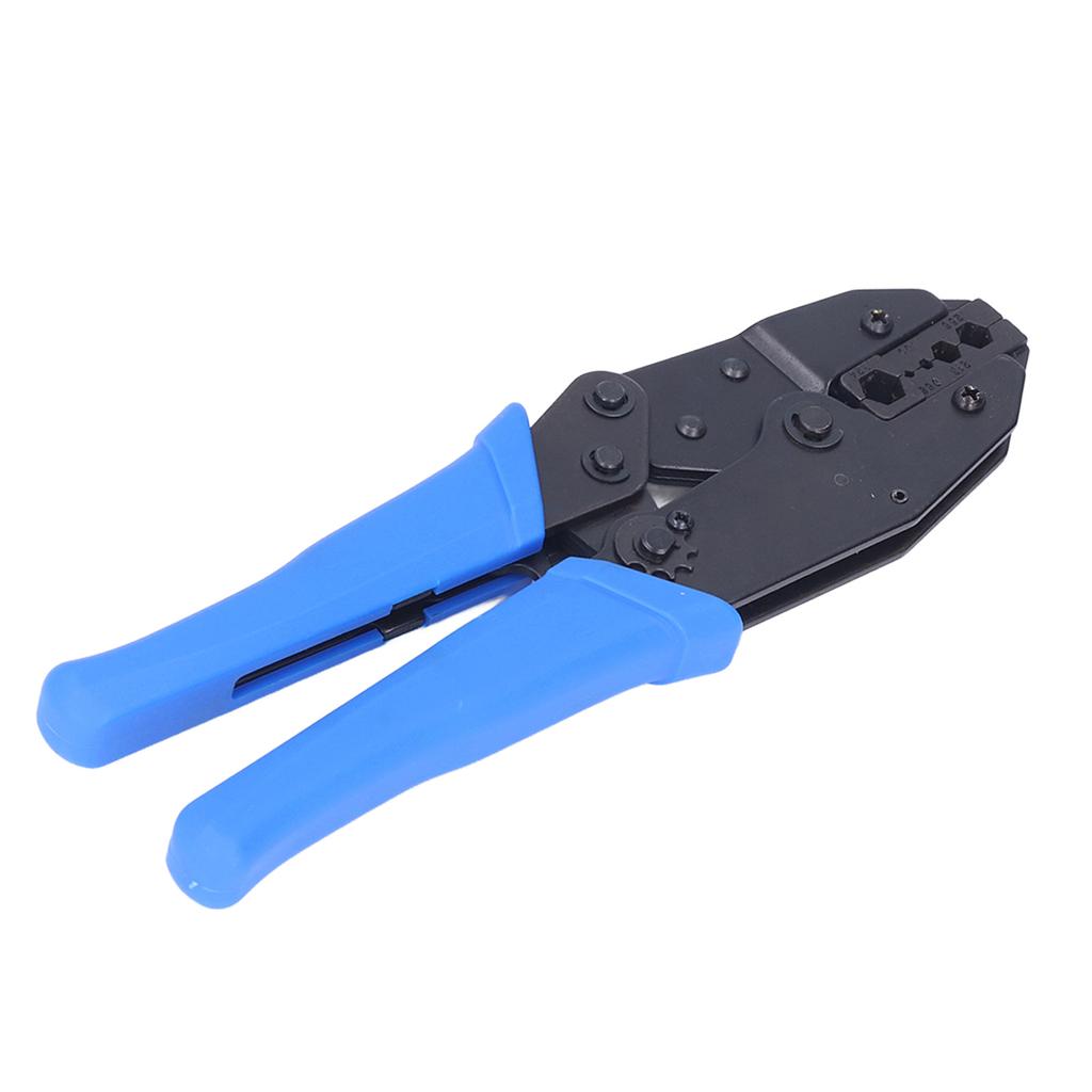 Crimping Pliers Ratchet 5 Hole Hex Coaxial Cable Terminal Cold Compression Crimp Tool