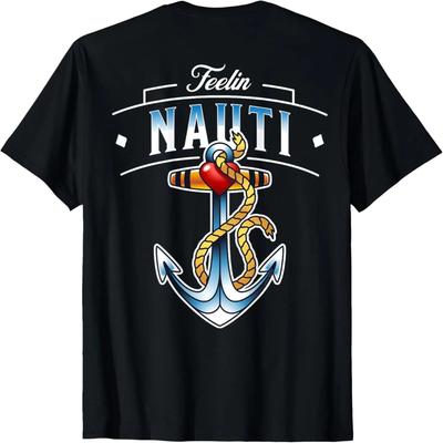 Pe Spate Tricou Nautic Pescuit cu Barca Ancora Pescuit cu Barca Navigație Feelin Nauti