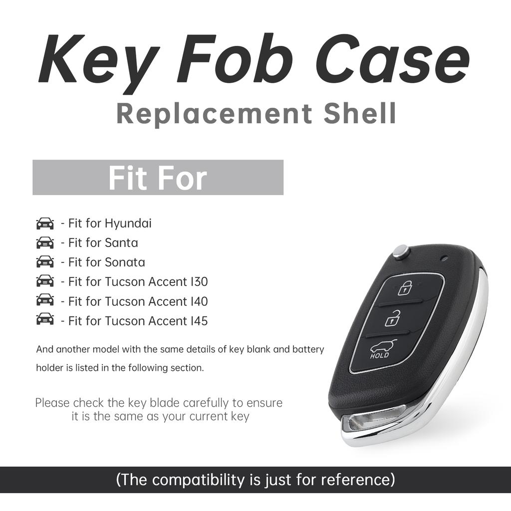 3 Buttons Car Remote Key Shell Fit for Hyundai /SantaGood product