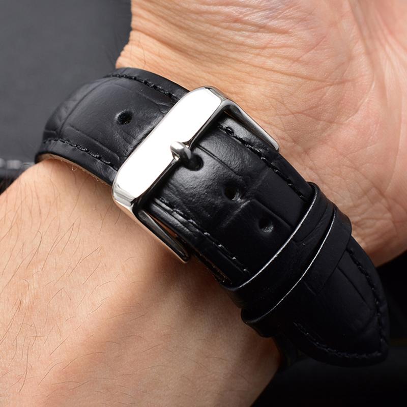 20mm 22mm Genuine Leather Watchband Casio BEM-501 506 307 EDIFICE Series EFB-530 MTP-1303 Watch Band Bracelet Strap Black Brown