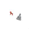 Ornament Collectible Dalecarlian Horse Figurine Animal Sculpture Monkey Buddha Statue Figure