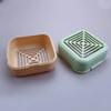 1Pce Travel Mini Soap Box Portable Leak proof Soap Storage Box Suitable for Dormitory Travel Camping Gym Morandi Colors