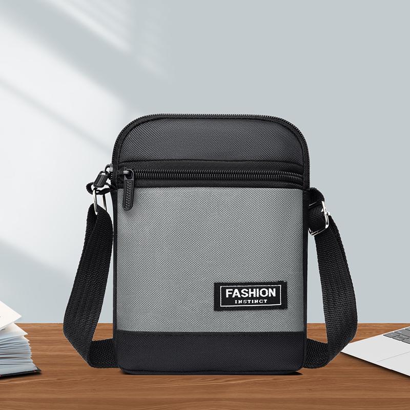 Women's Crossbody Backpack: Large Capacity Nylon-Canvas Shoulder Bag for Middle-Aged and Elderly.