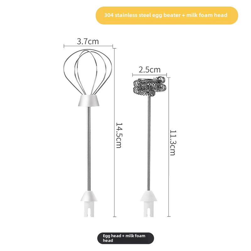 Compact Electric Milk & Egg Frother - Handheld Whisk & Beater for Creamy Coffee and Smooth Mixtures
