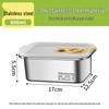 Yuedisi 304 Stainless Steel 800ML Rectangular Food Storage Container with Latch Lid