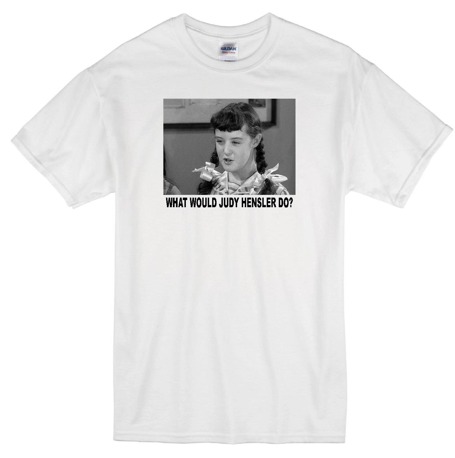 

JUDY HENSLER WWD LEAVE IT TO BEAVER JERI WEIL CLASSIC RETRO TV WHITE T-shirt XL