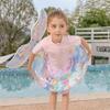 Children's Mermaids Inflatable Swimming Rings Floating Lifebuoys Water Toy for Beach and Water Fun