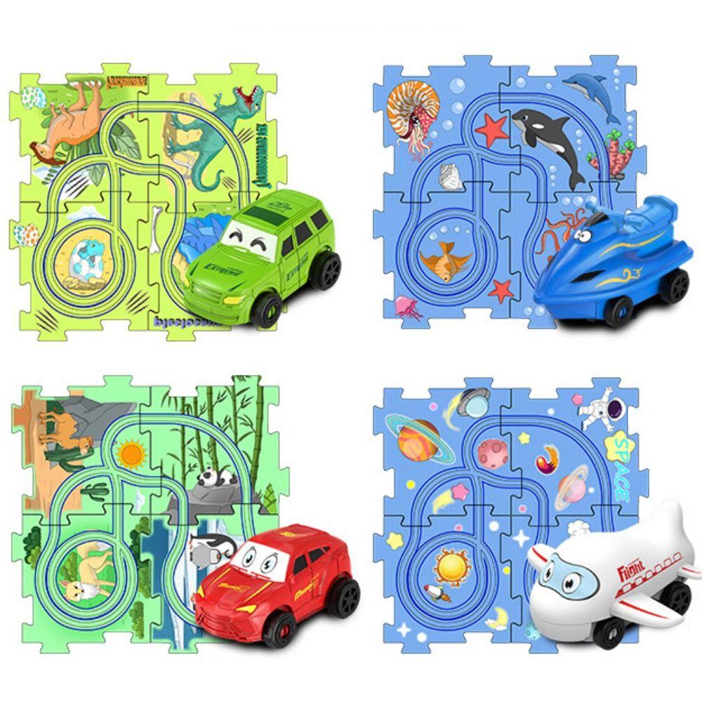 

Multi orbit Urban Scene Assembly Interesting Rail Transit Scene Toys Car Track Puzzle Kids Gift