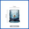 360 Degree Rotating Whiskey Glass Crystal High-end with Base Beer Glass Bar Accessories Wine Glasses Cocktail Glass