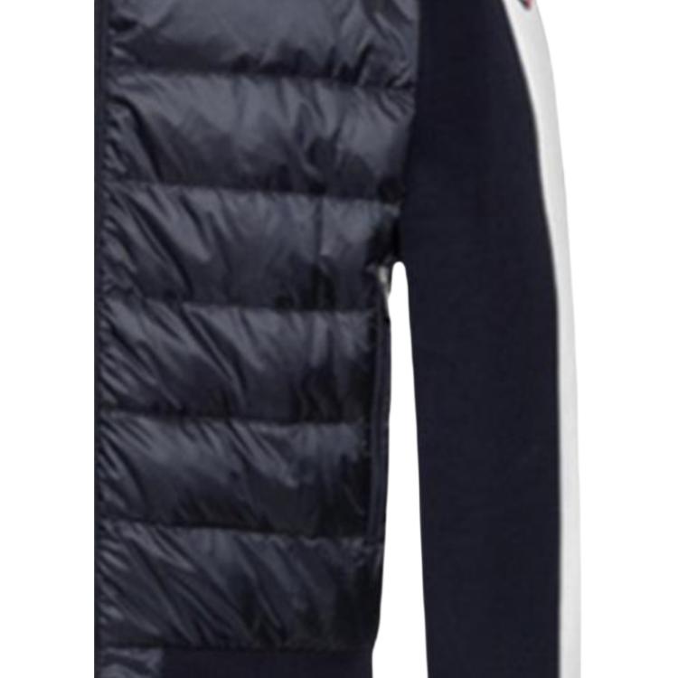 Moncler Jackets Men's Marine Blue Stand Collar Moderate Other I10918G00009809KZ-778