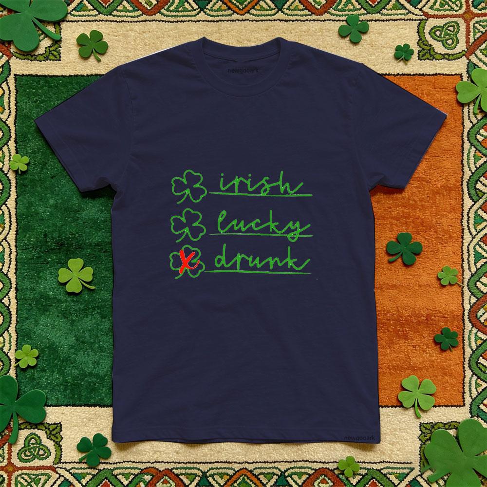 St Patricks Day 317 Classic graphic t shirts Unisex green  cotton Casual  funny festival lucky Irish Adult Party tee