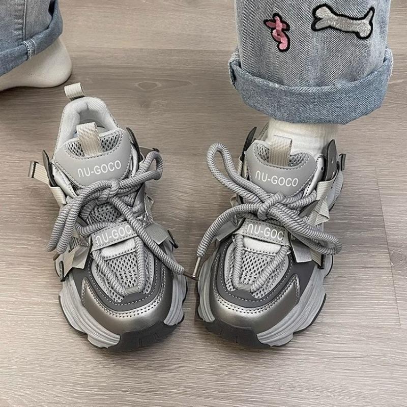 Dad shoes women's new thick-soled heightened feet small versatile casual sports shoes student lightweight women's shoes