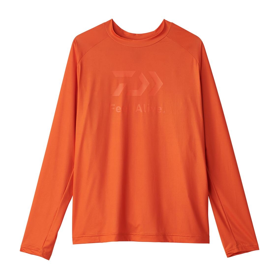 

Daiwa ICEDRY Long Sleeve Shirt, 25DE-6225, Orange, XL