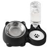 2 In 1 Pet Feeding Bowl Set Automatic Water Dispenser Anti-overflow Detachable for Small Dogs Cats Pet Grooming Shop Use