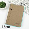 156 Pages 2025 Journal Notebooks Soft PU Cover 365 Days Notepad Business Notebook  Office