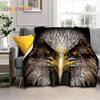 Cute Owl Eagle Birds Cartoon 3D Soft Flannel Blanket for Beds Bedroom Sofa Picnic,Throw Blanket for Cover Outdoors Leisure Gift
