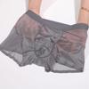 1PC Silky Fully Exposed U Convex Pouch Breathable Modal Panties Transparent Mens Boxers Ultra-Thin Men's Shorts Comfortable