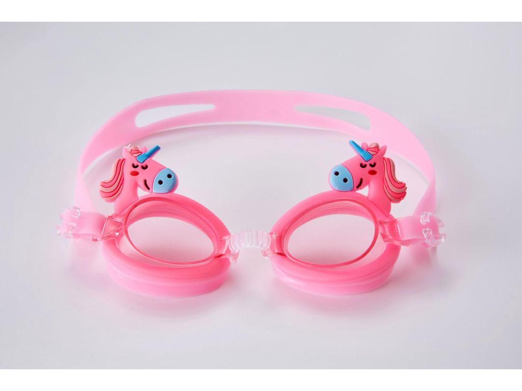 Unicorn Anti-Fog Kids' Swim Goggles with Adjustable Cartoon Strap