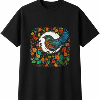 Colourful Dunnock Mens Womens T-Shirt Bird Ornithology Nature Unisex Novelty Tee