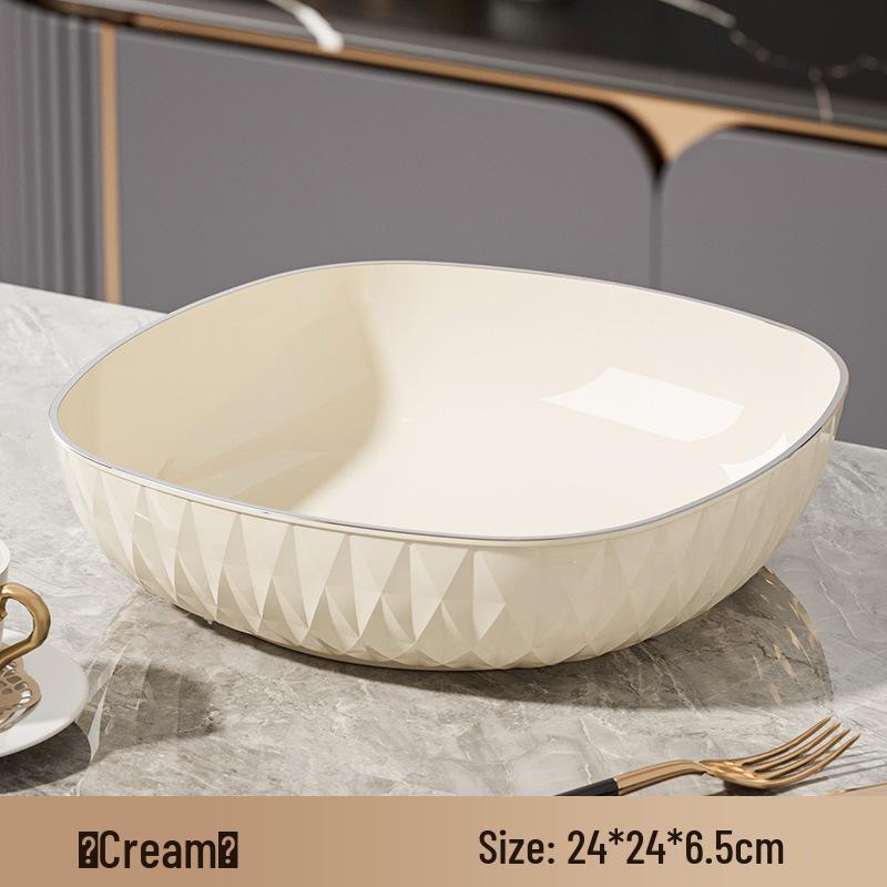 Luxury Fruit and Snack Plate for Living Room or Office Display