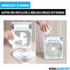 KÜHLKOMFORT Mini Luftkühler Klimageräte Klimaanlage Mobiler Ventilator 600ml