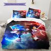 Set Copripiumino Trapuntato con Fantasia Riccio Blu Federa Decorazione per la Casa Regalo (1 * copripiumino + 2 * federa, senza nucleo)