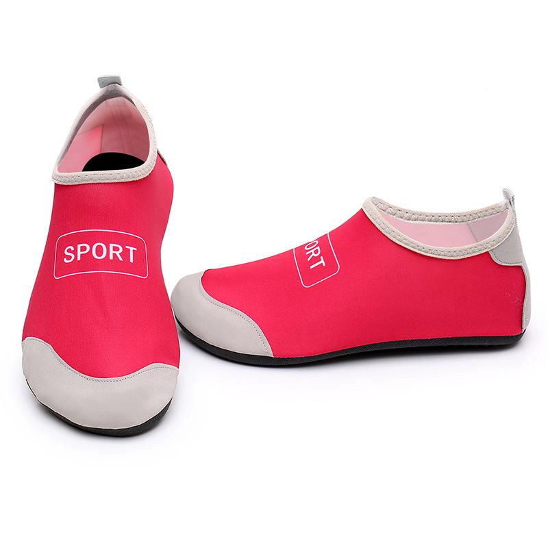 Socken Herren- und Damen-Yoga-Socken Laufen Sporttraining Strandschuhe Weichsohlige Barfuß-Baotou-Flussverfolgungsschuhe