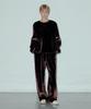 CITTA Velour Banding Trousers_Ctb532 (Brown)